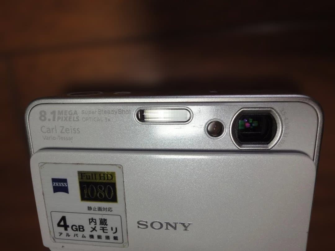 SONY ソニー Cyber-Shot DSC-T2 ホワイト　セット　中古