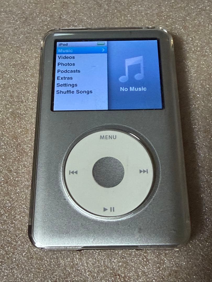 Apple iPod classic 160GB シルバー 動作品 ケース付き