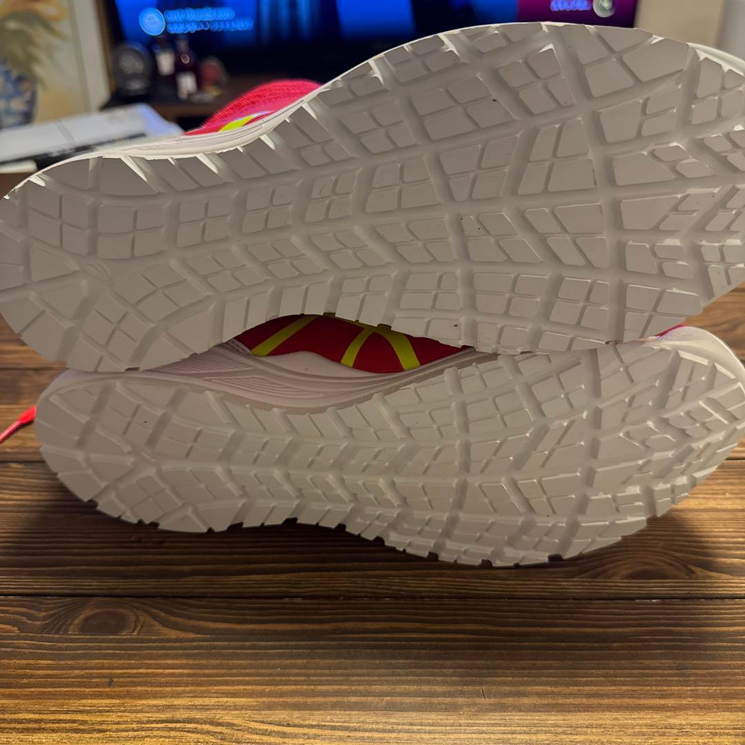 アシックス 赤 ハイカット安全靴