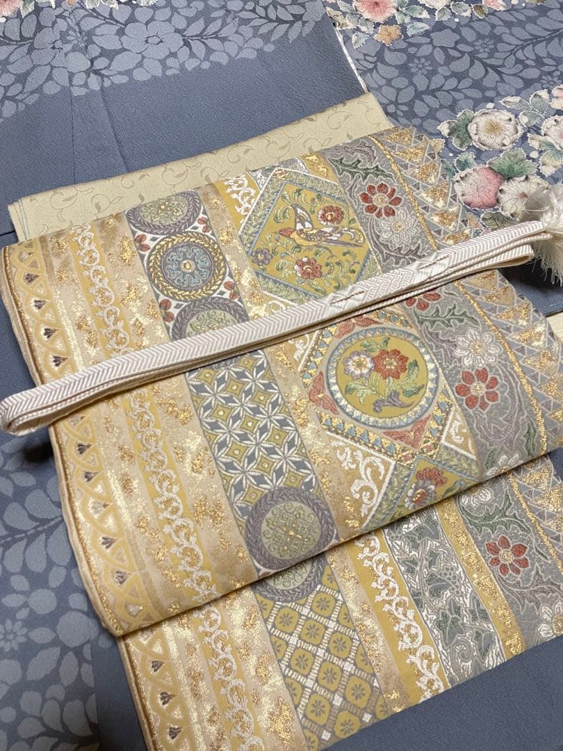 訪問着フルセット　辻ヶ花　作家　落款　正絹　絞り　ぼかし　入学式　結婚式