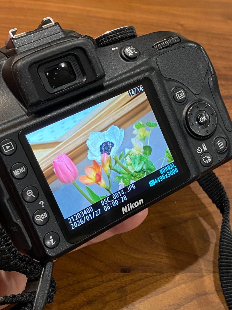 Nikon D3400 デジタル一眼カメラ　動作品　オマケレンズ付　7148枚