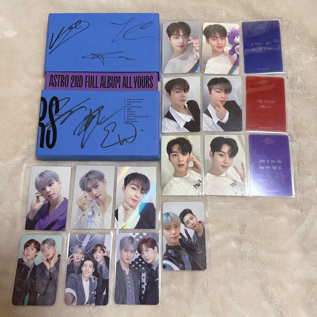 ASTRO ALL YOURS 直筆サイン入り トレカ コンプ チャウヌ