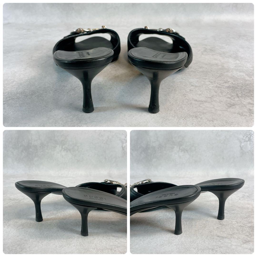 靴 Vintage Gucci Horsebit Sandals 38 1/2