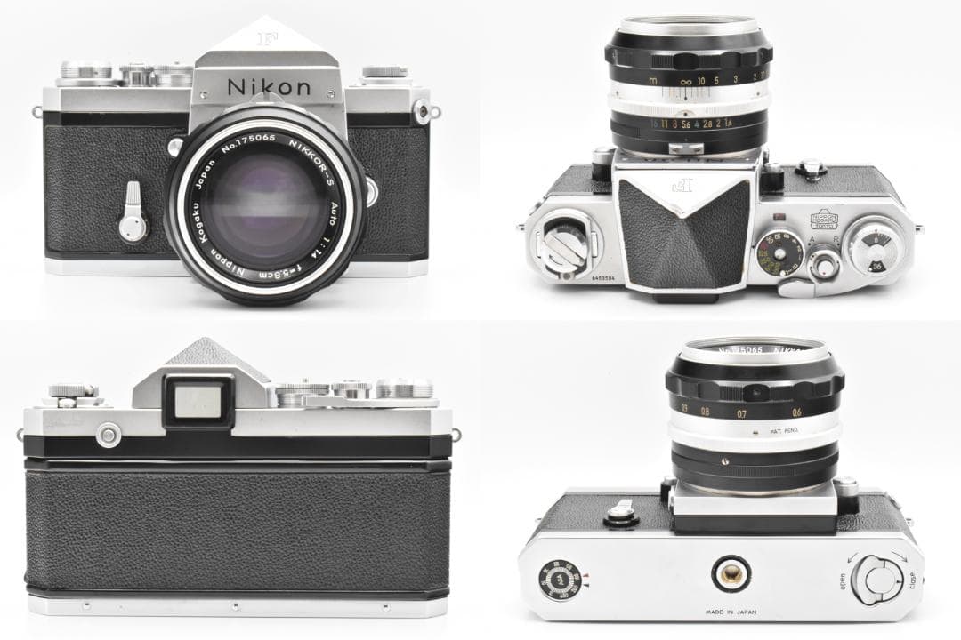 Nikon F アイレベル 初期 NIKKOR-S Auto 58mm F1.4