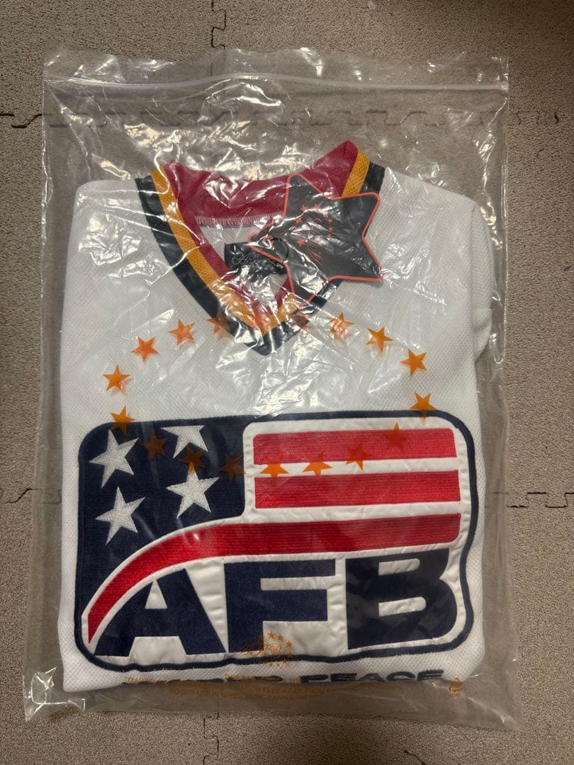 ガ*ム様 AFB WORLD PEACE Vネック長袖Tシャツ 値下げー！！！！