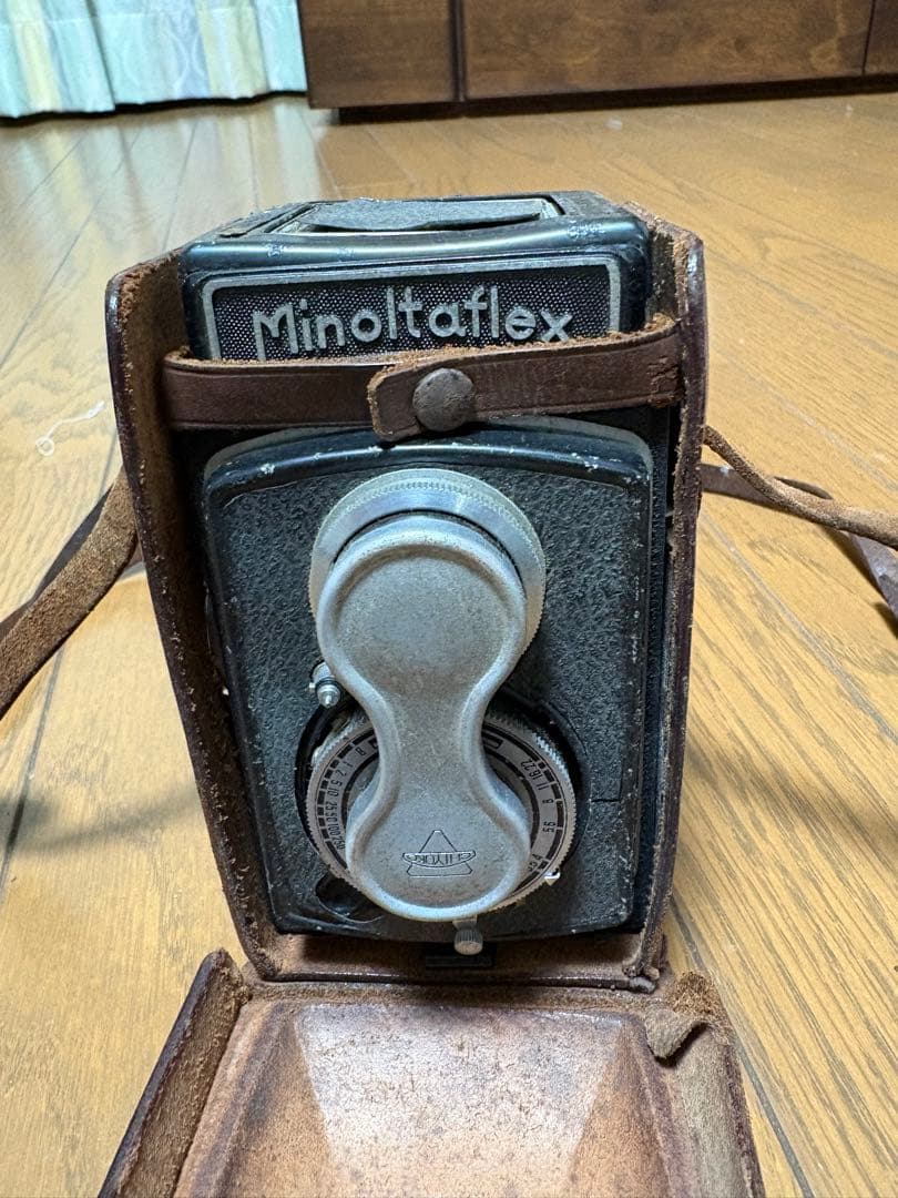 Minoltaflex フィルムカメラ レザーケース付き