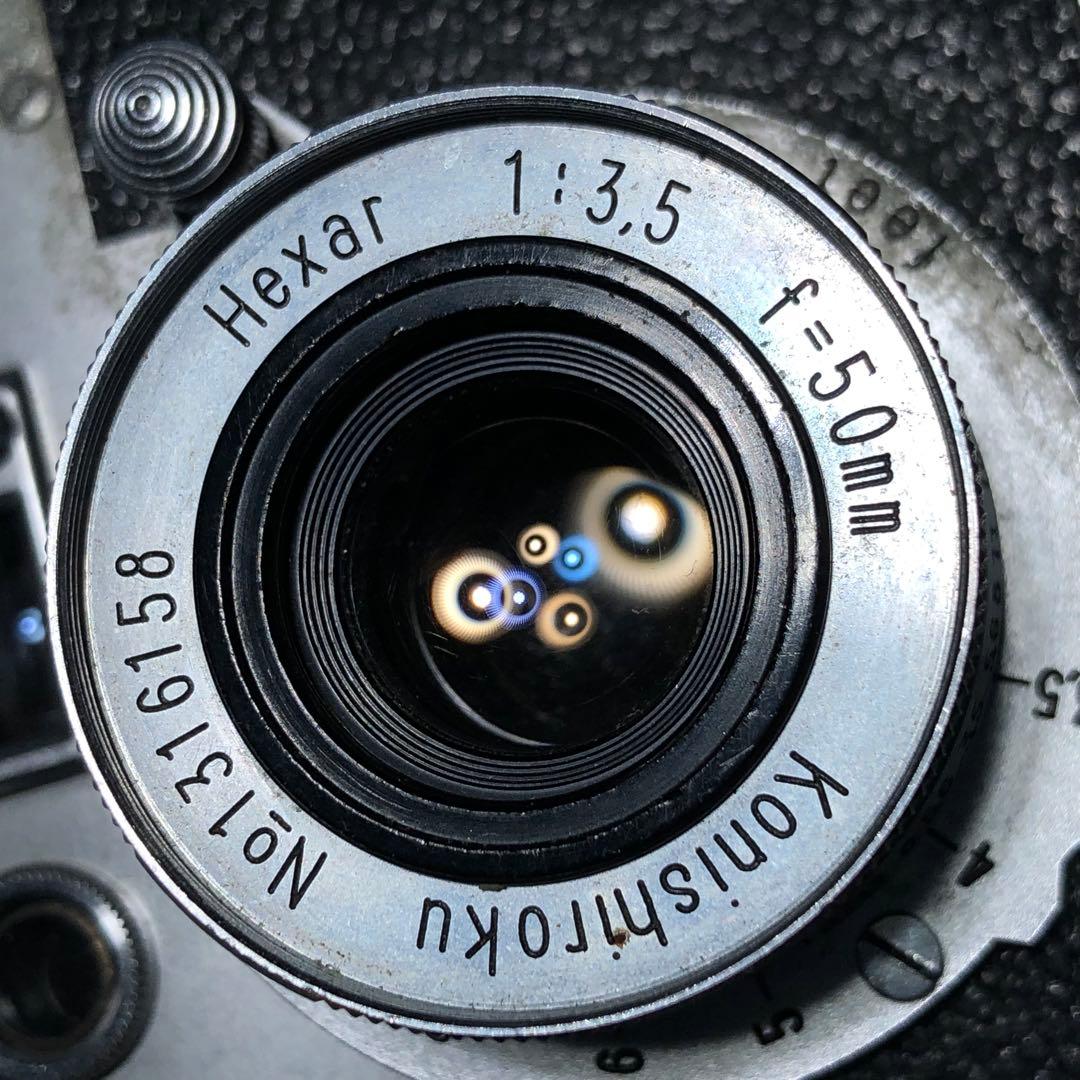 フィルムカメラ leotax konishiroku hexar 50mm f3.5