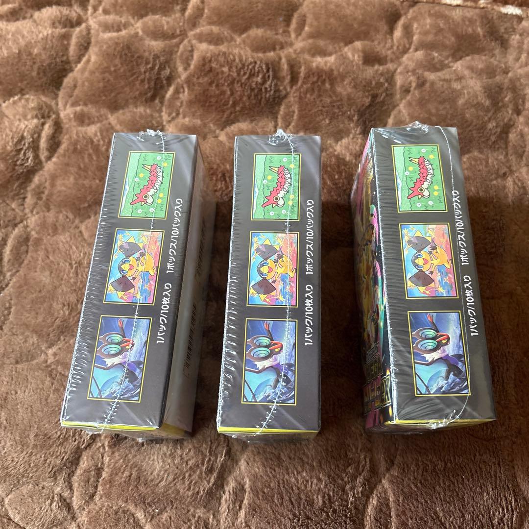 ポケモンカードゲーム MEGA ドリーム ex シュリンク付き3BOXセット