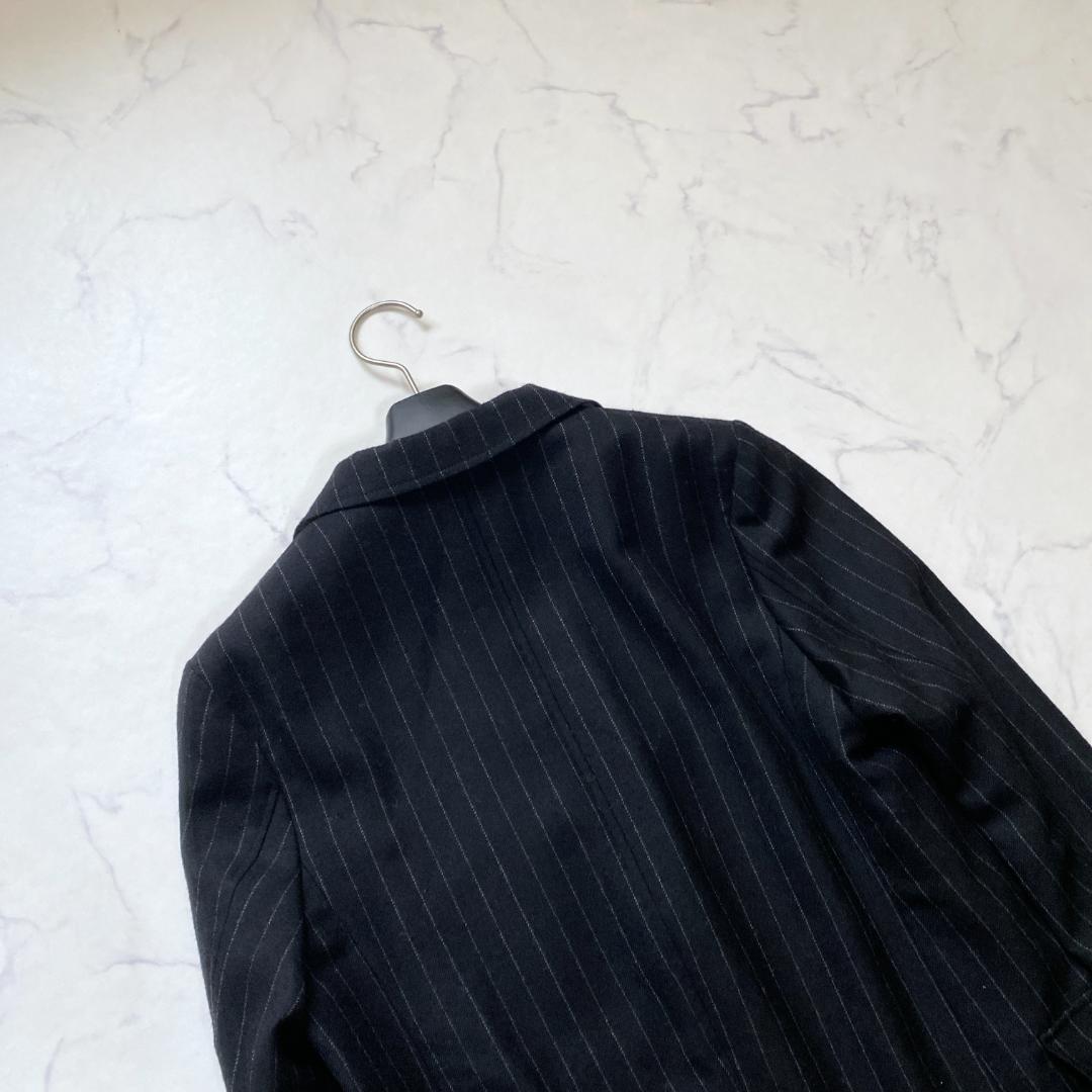 MADISONBLUE サイズ2 テーラード 金ボタン ストライプ ワッペン