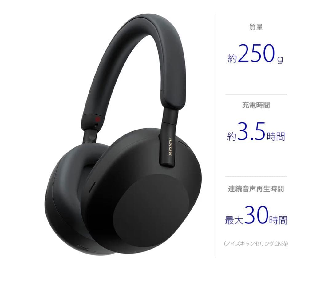 SONY ワイヤレスヘッドセット WH-1000XM5