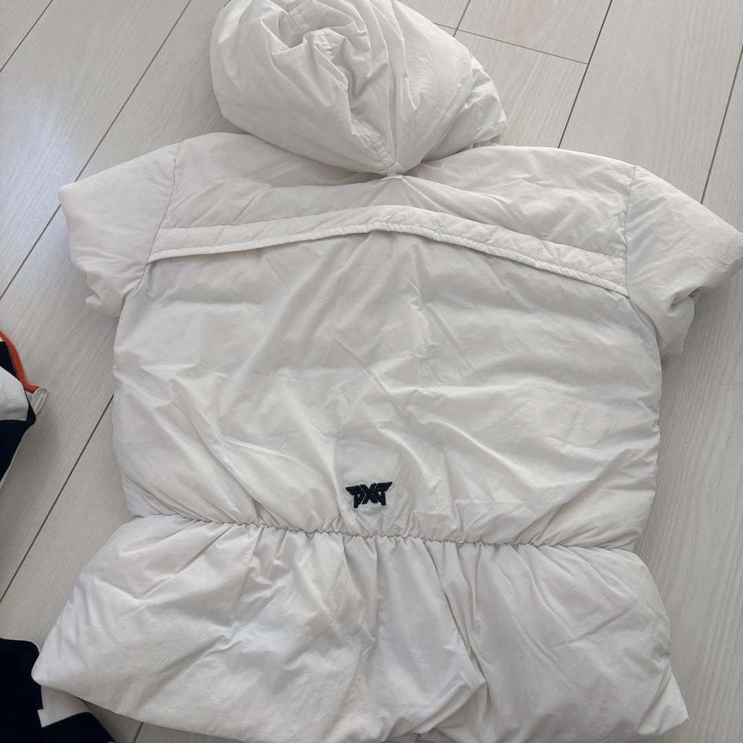 PXG ゴルフ　フード付きジャンパー　　 　ジップアップニット