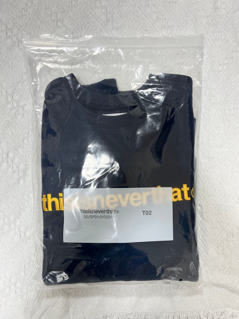 thisisneverthat T02 ネイビー トレーナー