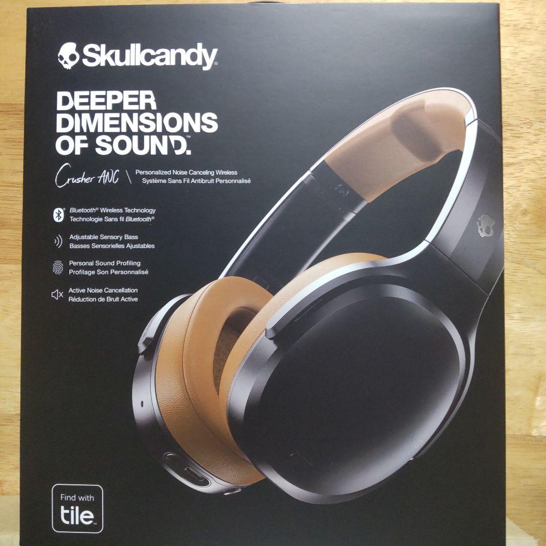 Skullcandy Crusher ANC BLACK/TAN重低音ノイキャン