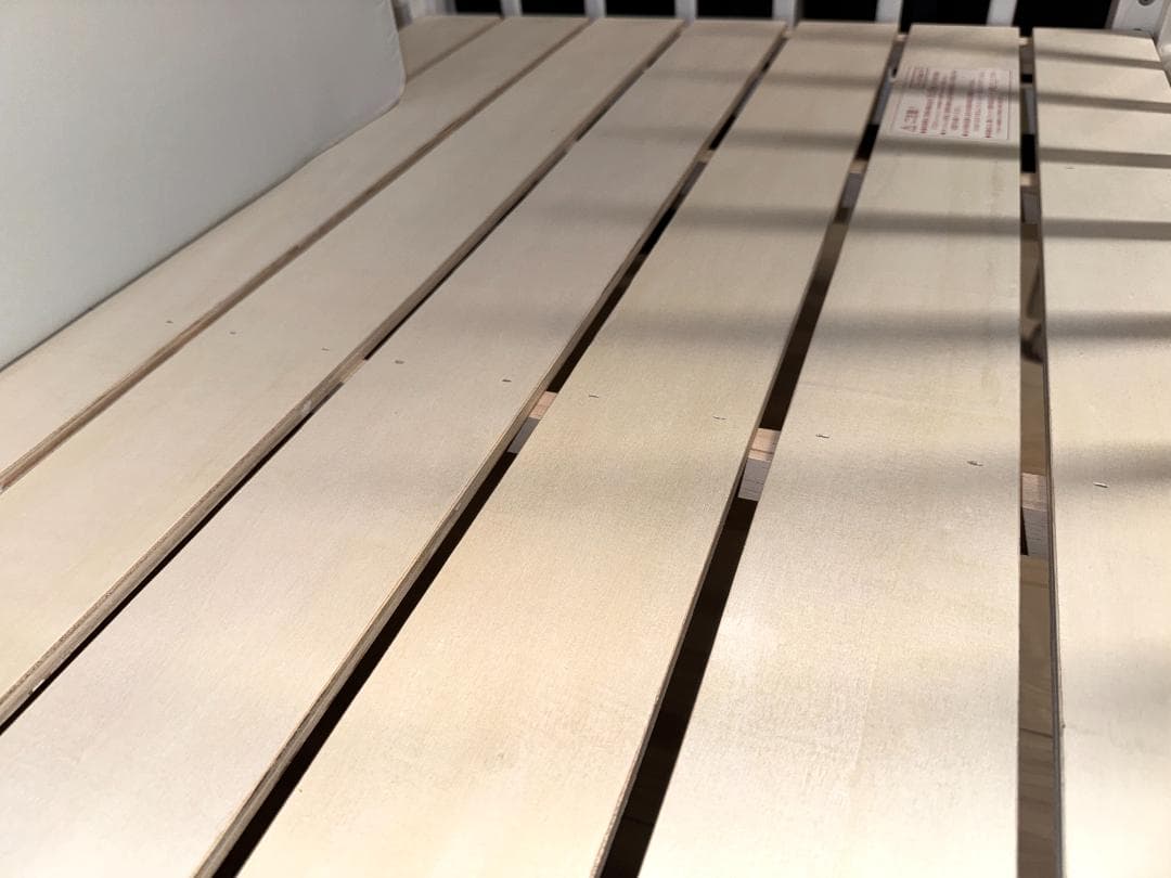 2024年3月購入 nommoc Wオープン ハイタイプ ベビーベッド　ホワイト