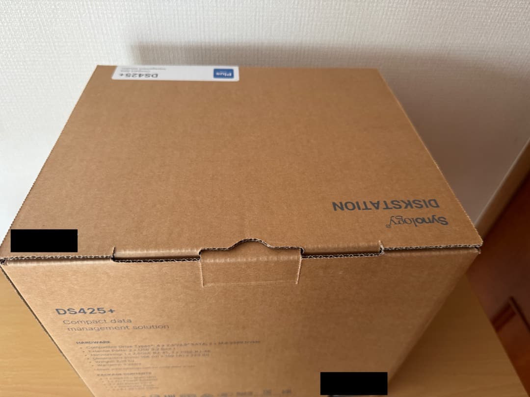 【新品未開封】Synology DS425+ 4ベイNAS 正規代理店品