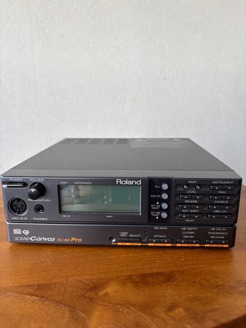 A*u様 動作確認済取説付新古Roland SC-88 Pro ハードウェア音源