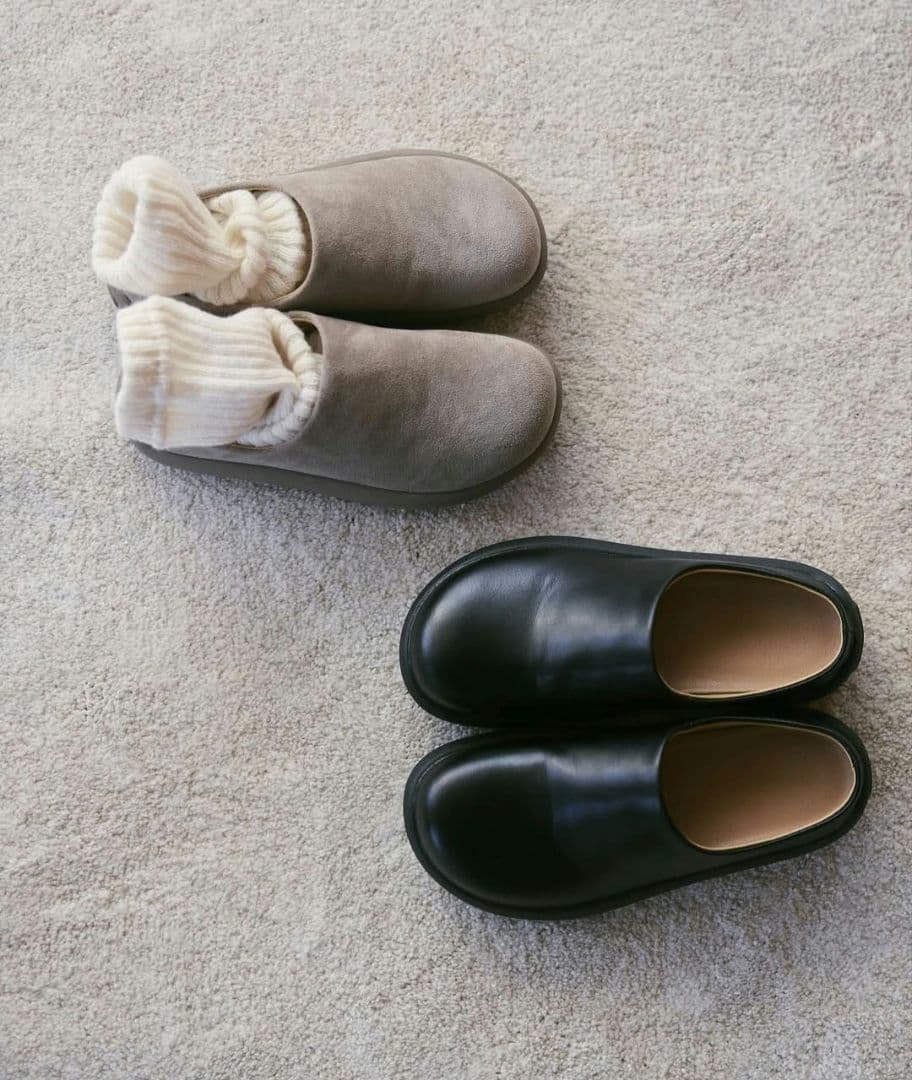 靴 aere eco leather easy loafer 38