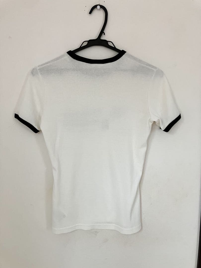 Courrègesクレージュ半袖Tシャツ ホワイト