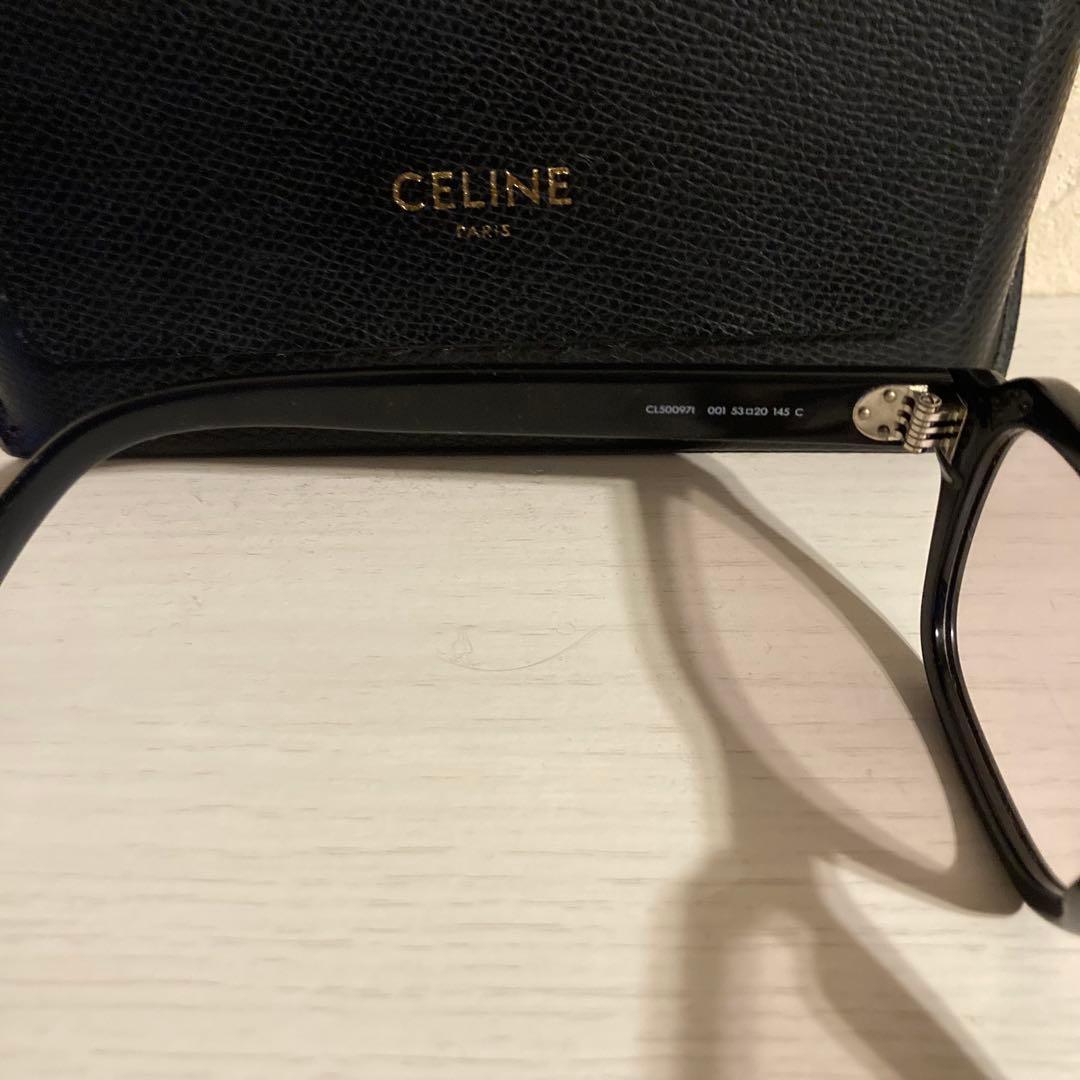 CELINE スクエア　サングラス　メガネ　眼鏡