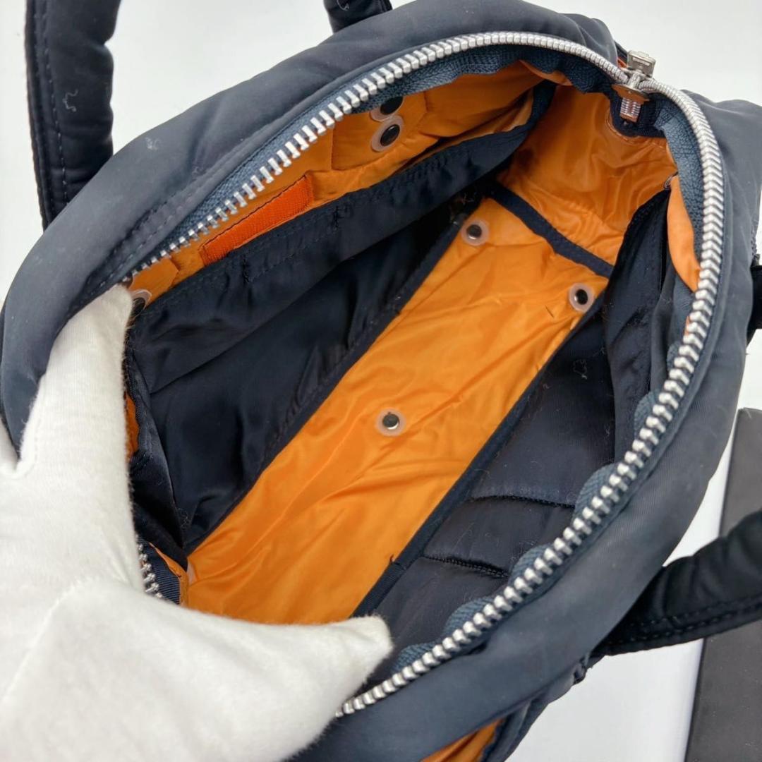 PORTER ポーター タンカー ネイビー ハンドバッグ ミニボストン ナイロン