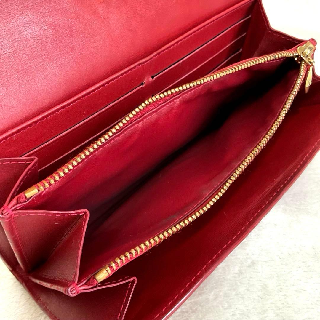 【希少カラー】ルイヴィトン ヴェルニ ポルトフォイユ・サラ ポムダムール