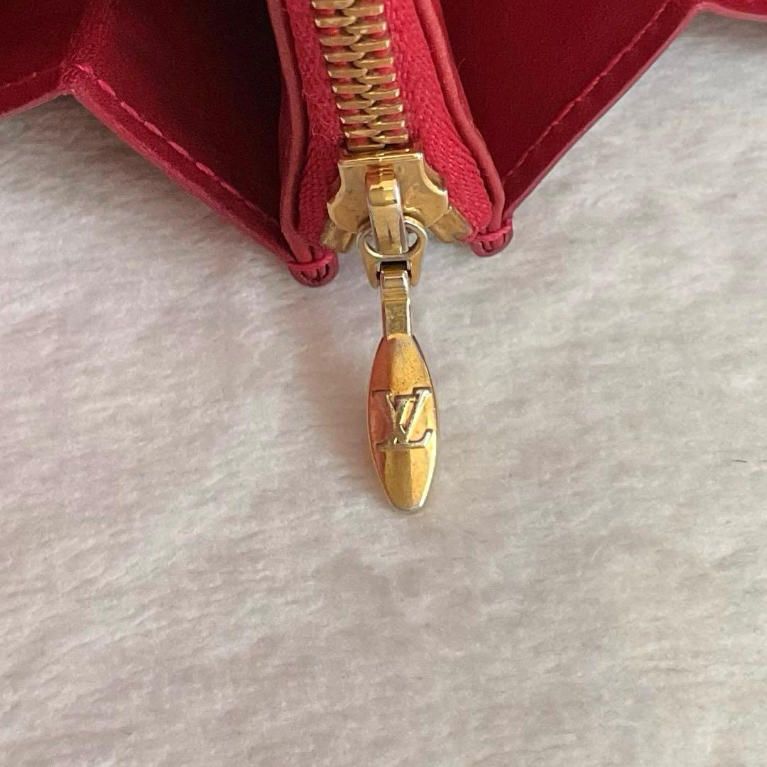 【希少カラー】ルイヴィトン ヴェルニ ポルトフォイユ・サラ ポムダムール