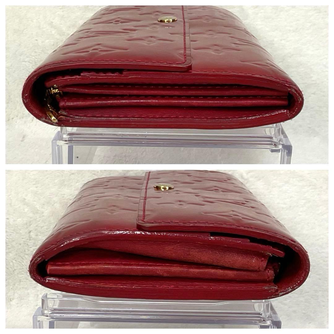 【希少カラー】ルイヴィトン ヴェルニ ポルトフォイユ・サラ ポムダムール