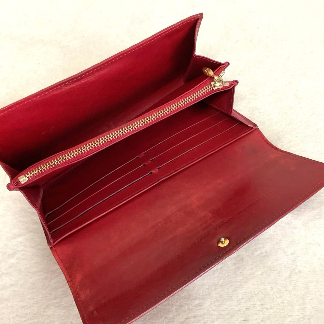 【希少カラー】ルイヴィトン ヴェルニ ポルトフォイユ・サラ ポムダムール