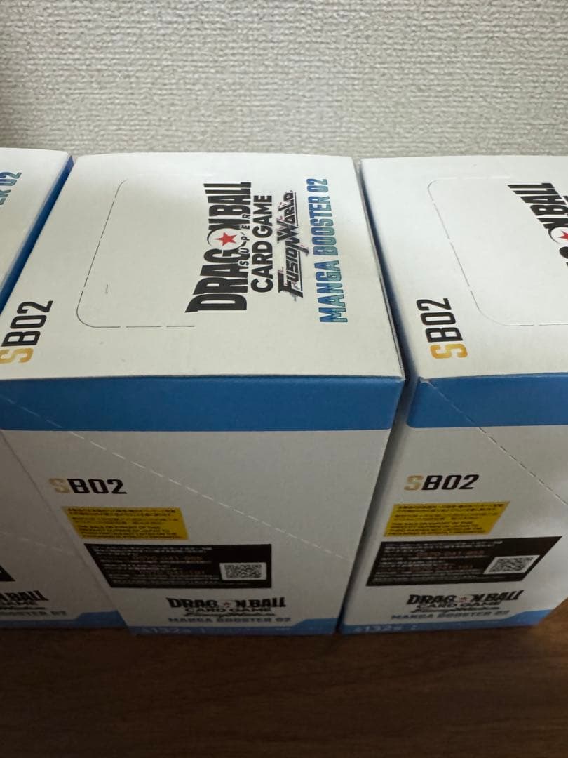 ドラゴンボール・フュージョンワールド MANGA BOOSTER02！×4BOX