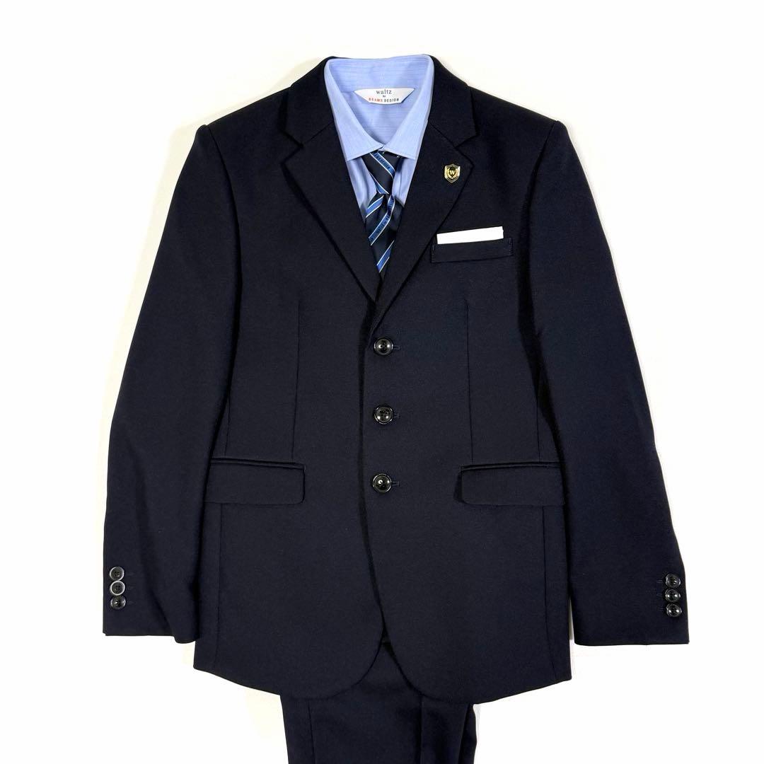 ワルツバイビームスデザイン フォーマルスーツ 4点セット ネイビー 160