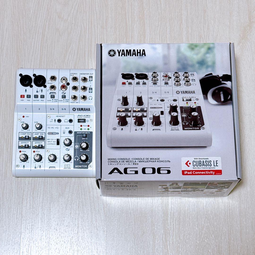 YAMAHA AG06 ミキシングコンソール　オーディオインターフェイス　ヤマハ