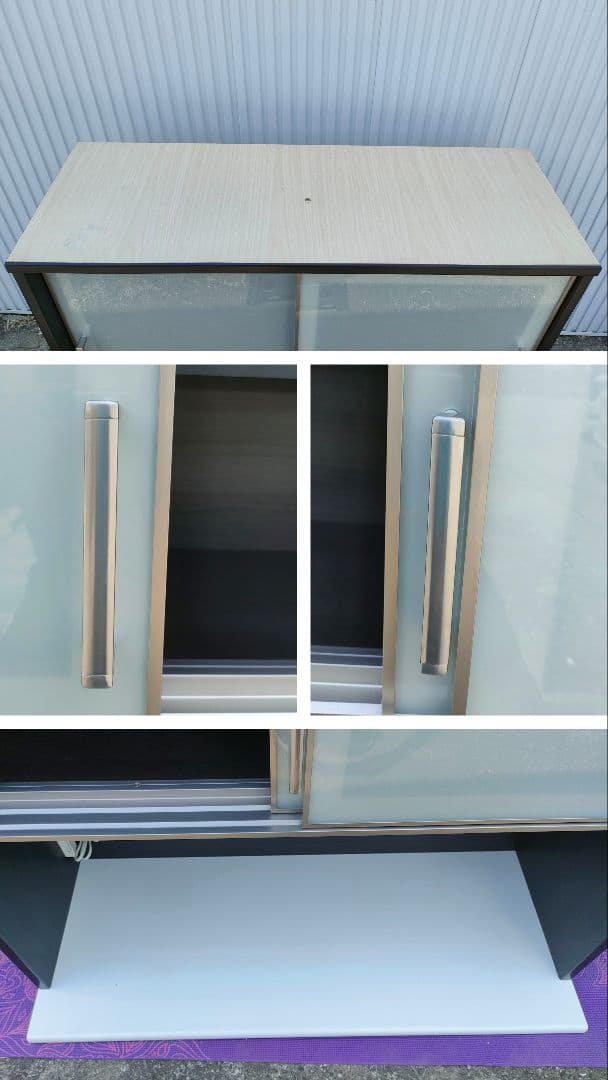 そば62 NITORIキッチンボード Nポスティア120KB BKニトリ