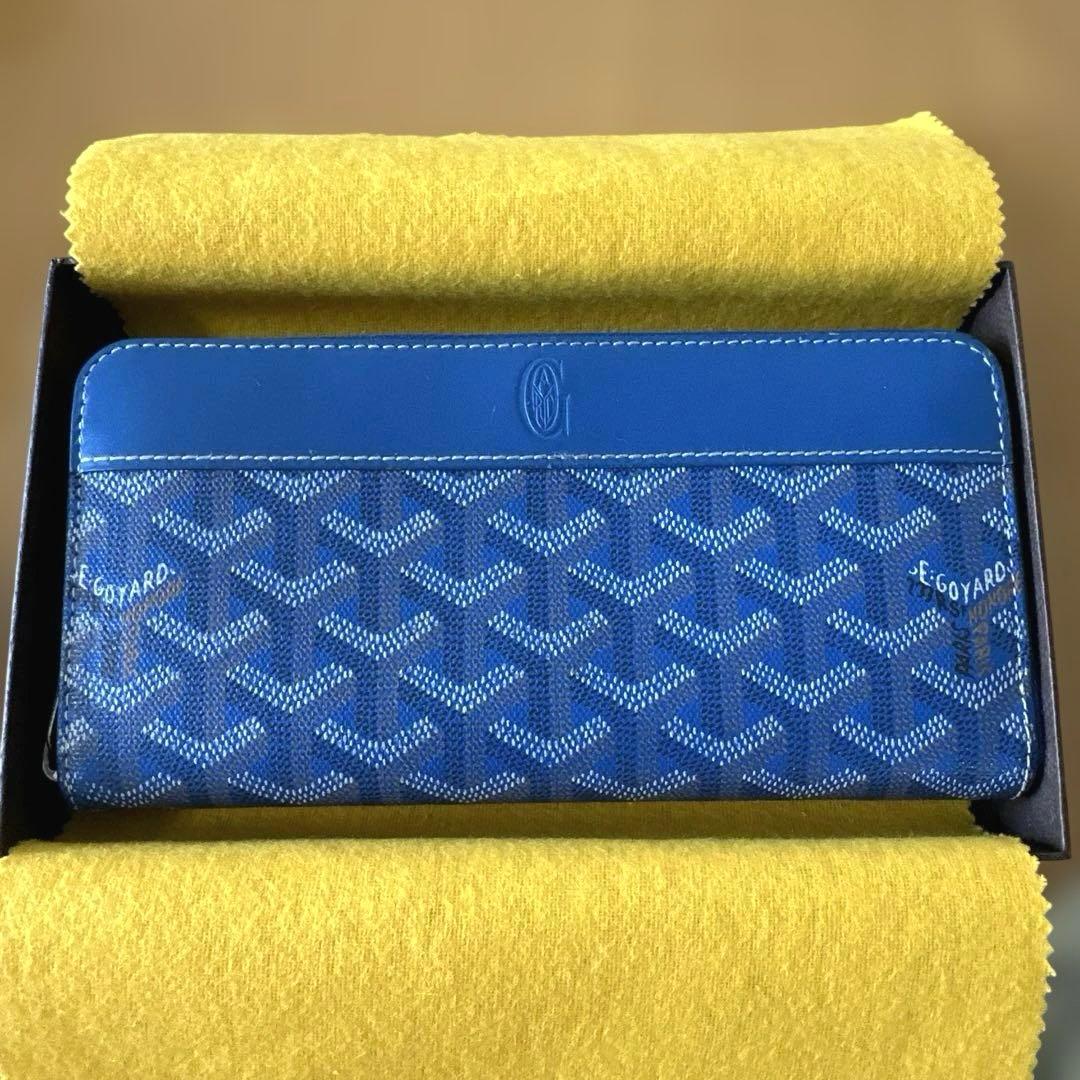 GOYARD ブルー長財布