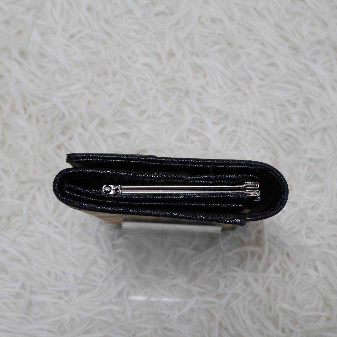 バーバリー　長財布　ブラック　ノバチェック