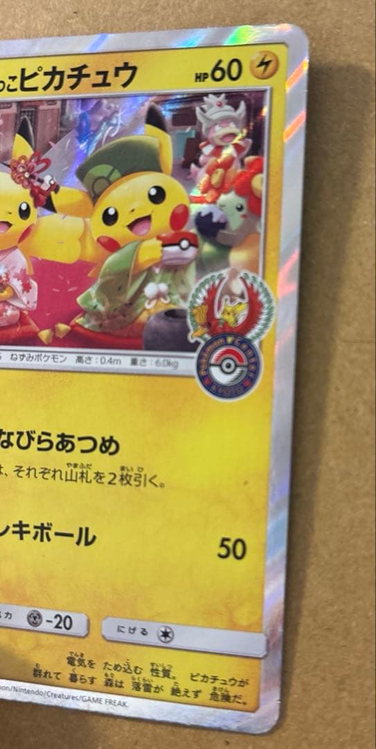 お茶会ごっこ　ピカチュウ　傷あり