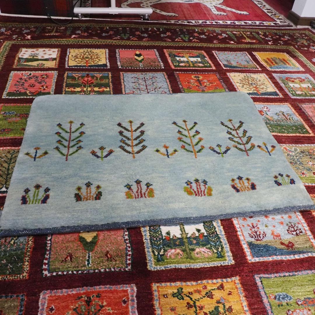 シラーズ　ギャッベ（玄関マットサイズ）　59×84ｃｍ