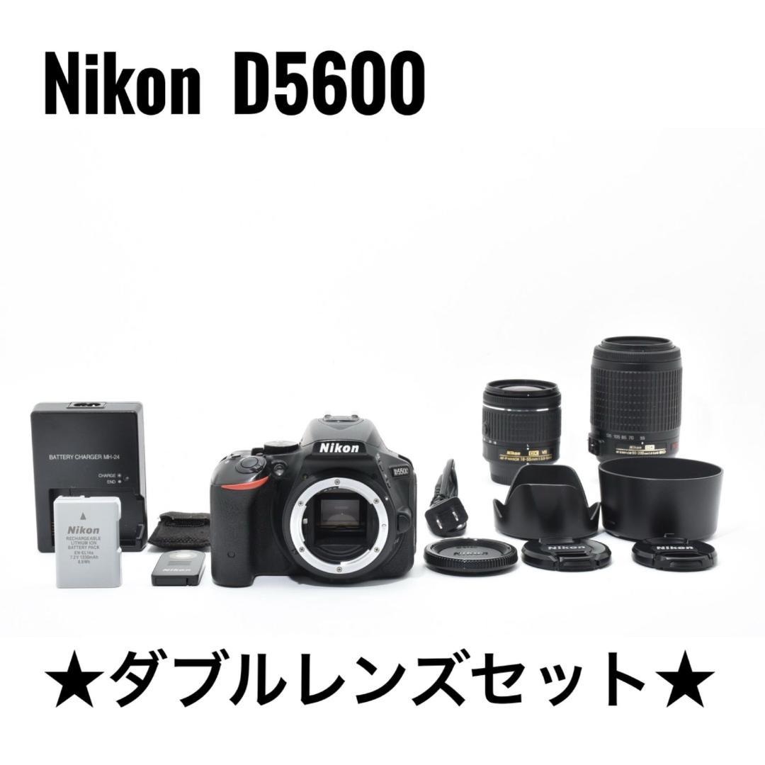 【動作良好/Wi-Fi搭載】ニコン Nikon D5600 ダブルレンズセット