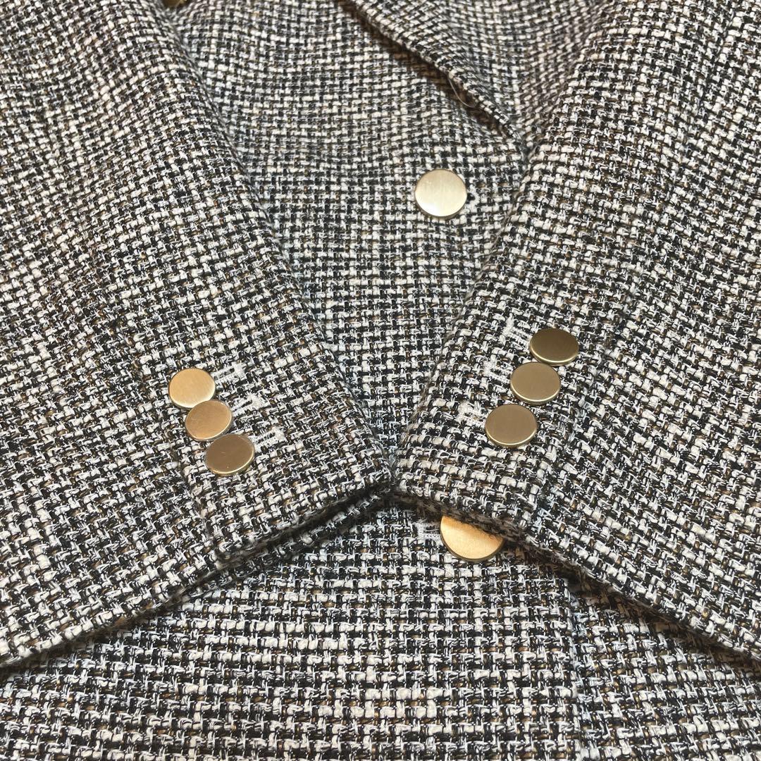 ミラオーウェン★ BAILA 掲載★ツウィード　テーラードジャケット