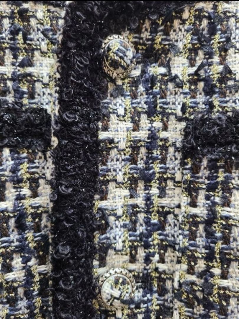 R*D様 【定価12万】MIXED TWEED NO COLLAR BONDAG