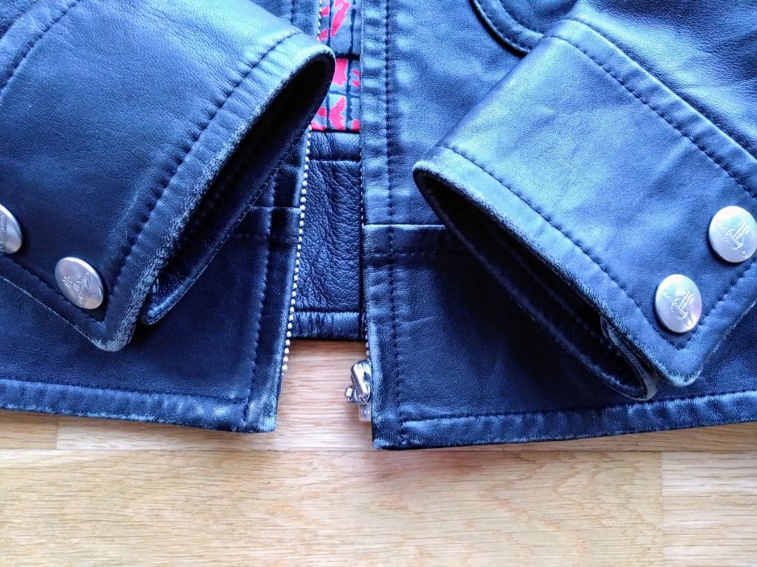 希少　ヴィンテージ　ヴィヴィアンウエストウッド　レザージャケット　ラム皮