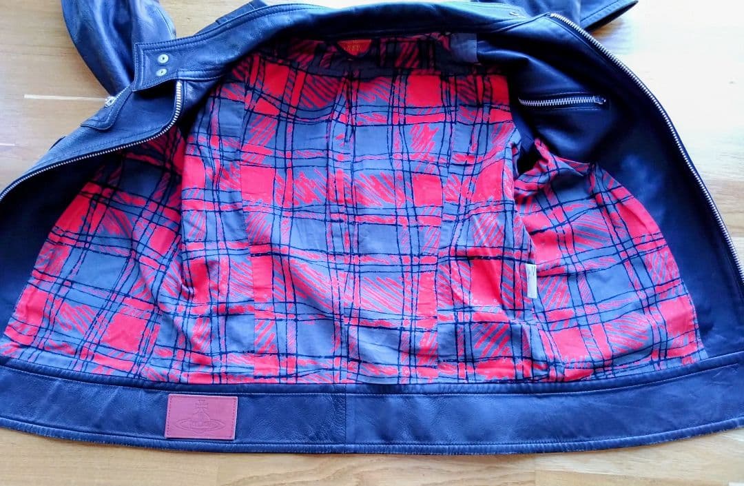 希少　ヴィンテージ　ヴィヴィアンウエストウッド　レザージャケット　ラム皮