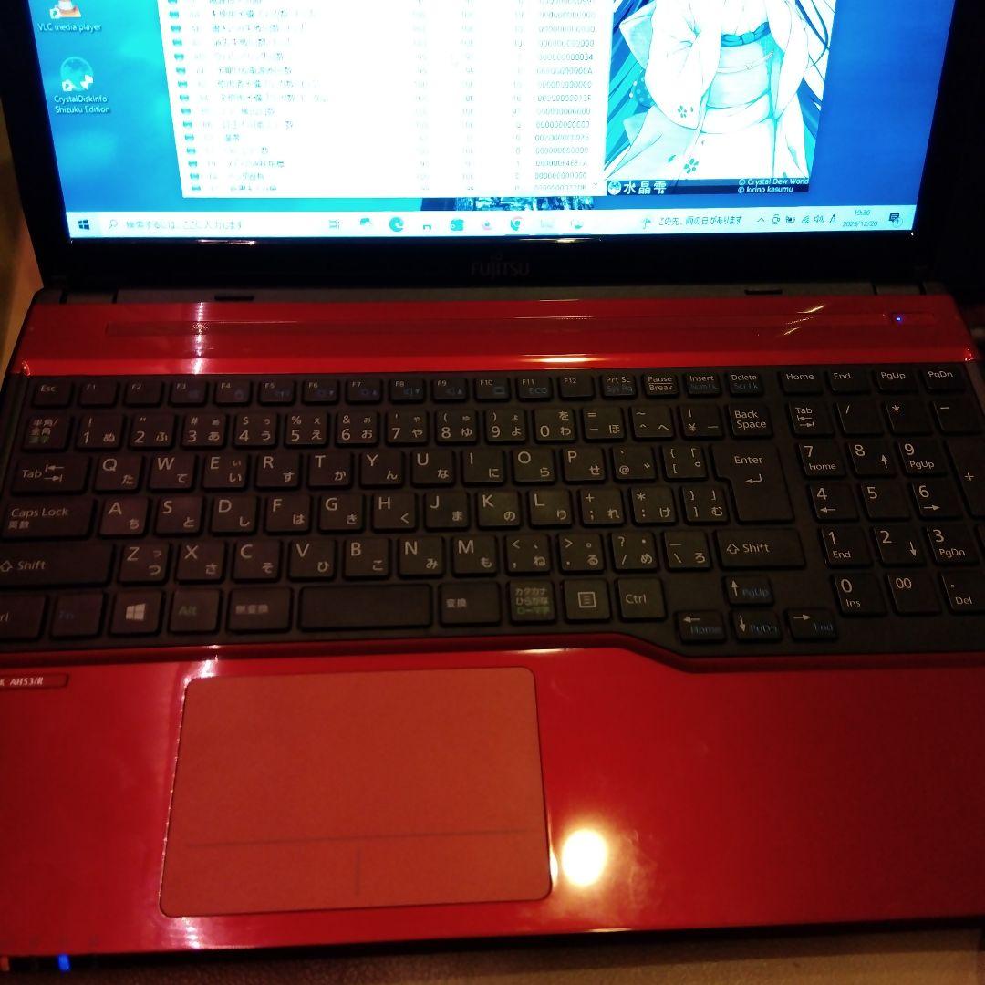 富士通/AH53/R/CORE i7/SSD/ACアダプター付き/ジャンクにて