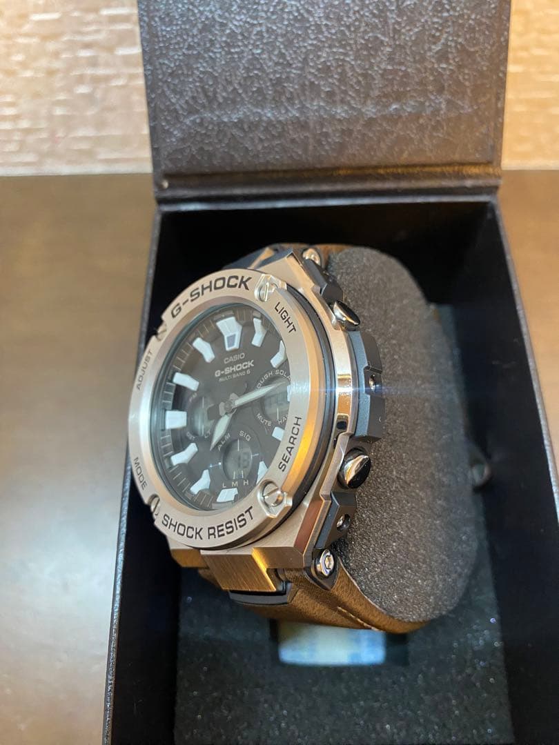 【極美品】G-SHOCK GST-W130L ソーラー電波 タフソーラー