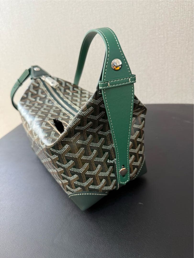 【限定】Goyard ボウリング25トイレタリーバッグ ダークグリーン