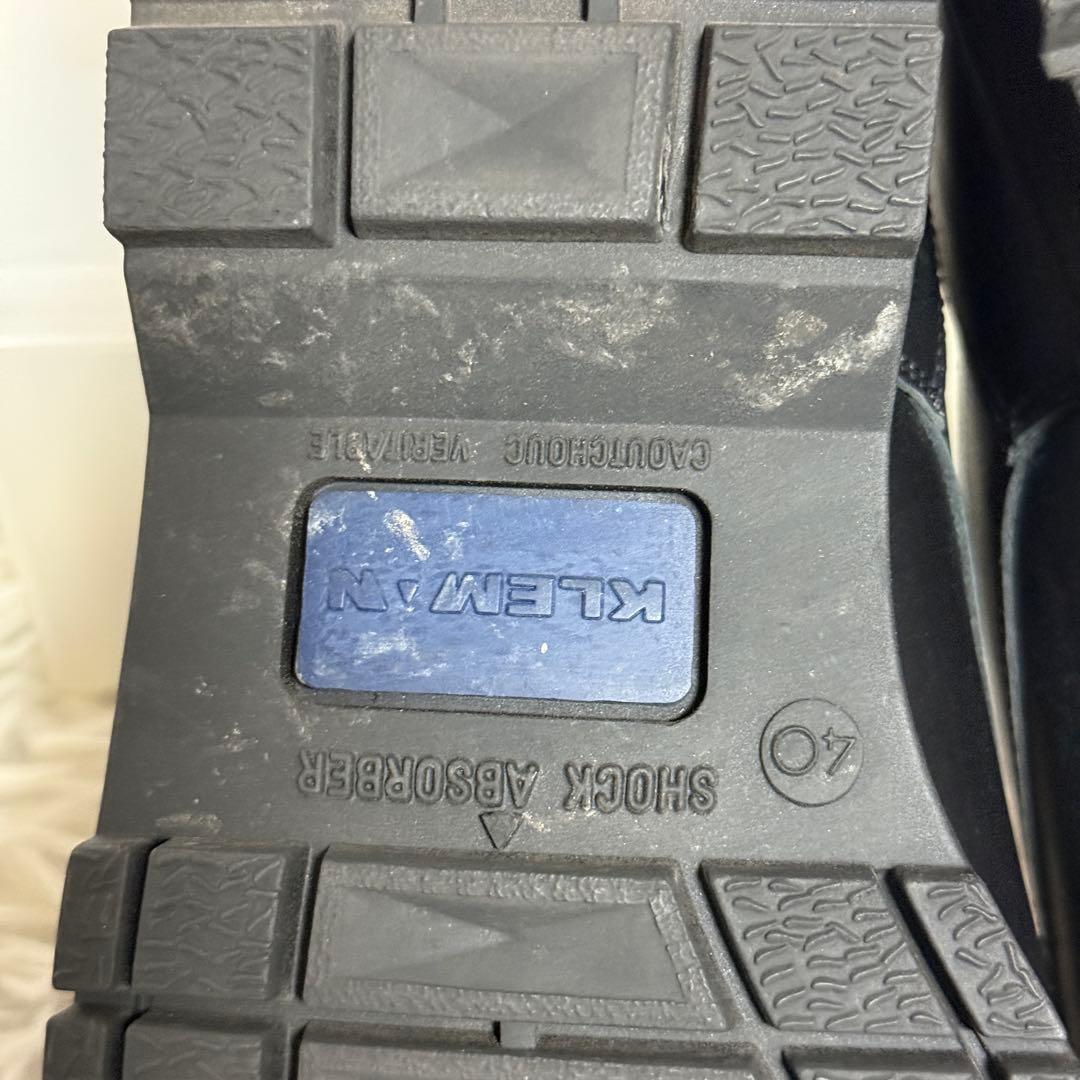 未使用級✨KLEMAN クレマン FRODAN ダービー　Uチップ　レザー 黒