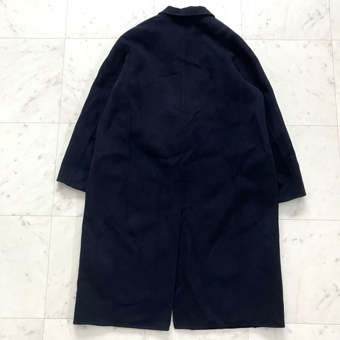 ルグラジック ウールリバーチェスターコート ネイビー 36 タスマニアウール