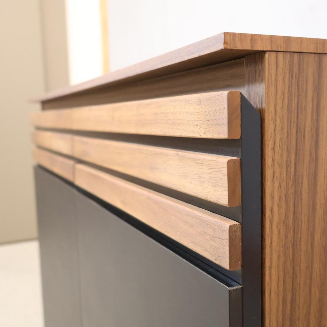 アルススタイル ウォールナット カウンター下収納 サイドボード リビングボード