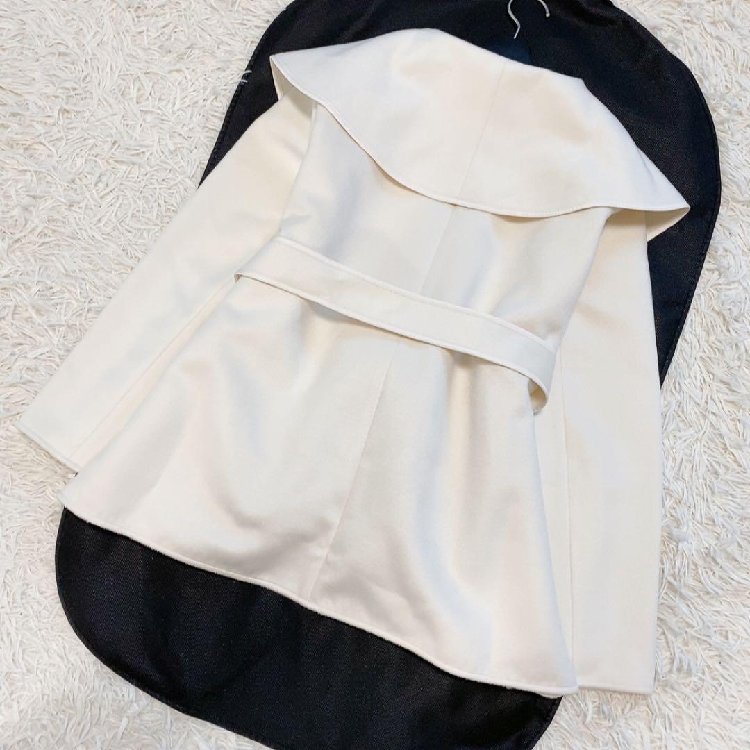 【極美品】フレイアイディー 23AW ショールカラーショートリバーコート 人気