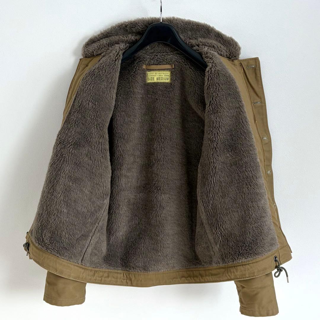 バズリクソンズ N-1 デッキジャケット M ミリタリー USN NAVY