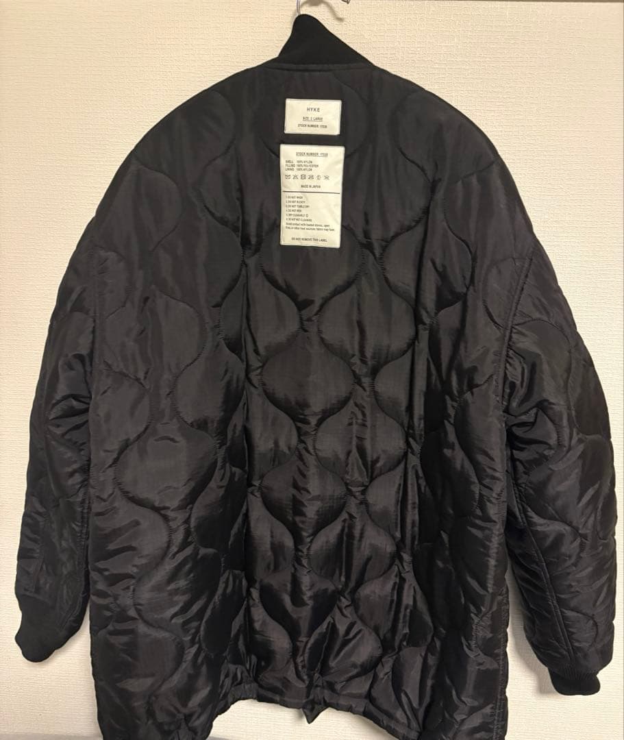 HYKE　25AW　キルティングジャケット　コート　 CWU-9　QUILTED